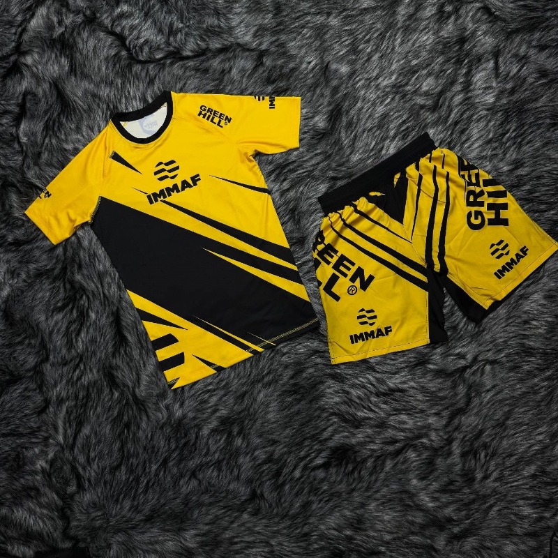 Rash Guard - 2026 신형 IMMAF 스포츠 세트 남성용