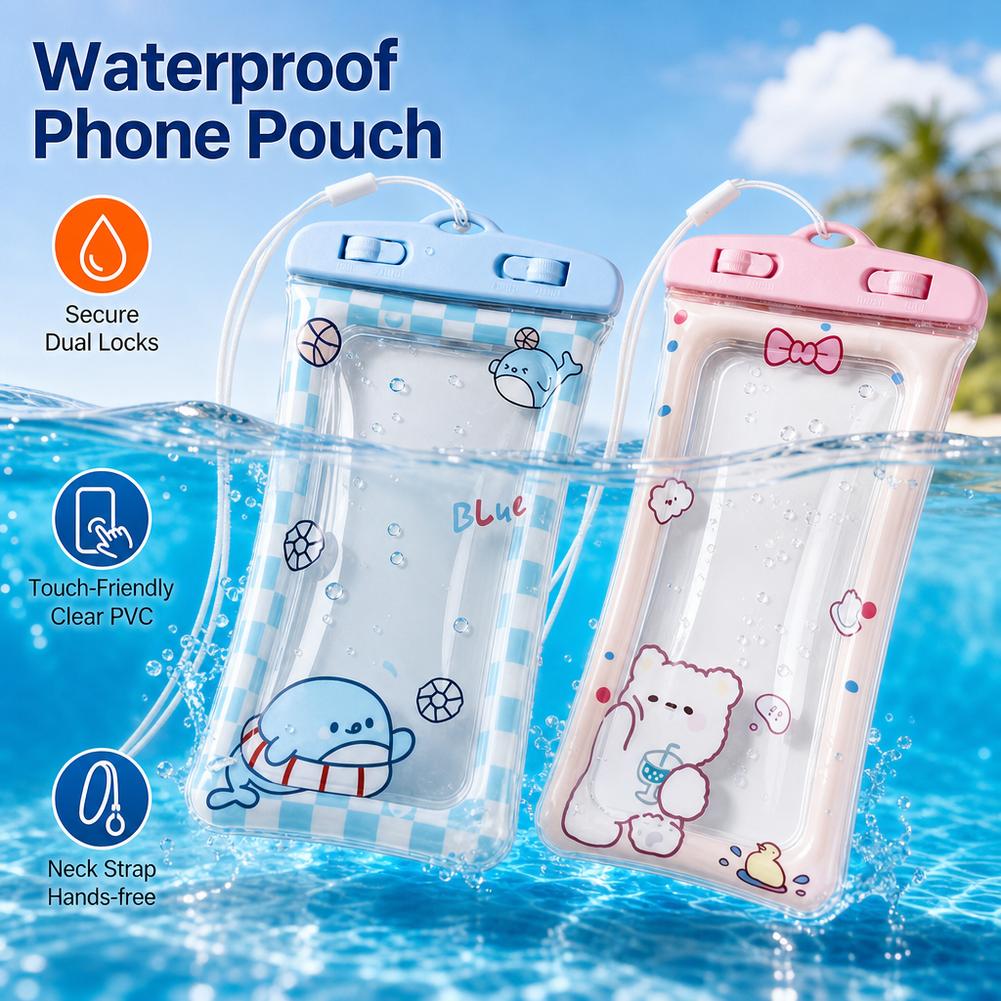귀여운 곰돌이 방수폰케이스 투명 수중 드라이백 터치스크 - Dry Bag Waterproof 리뷰 및 가격