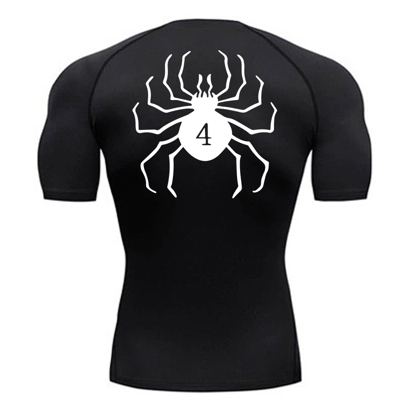 남성용 스파이더 프린트 압축 셔츠, 운동 속건성 티셔츠 - Rash Guard 리뷰 및 가격